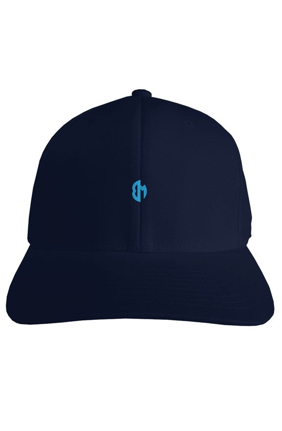 fitted navy cap