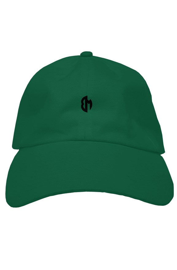 premium dark green dad hat