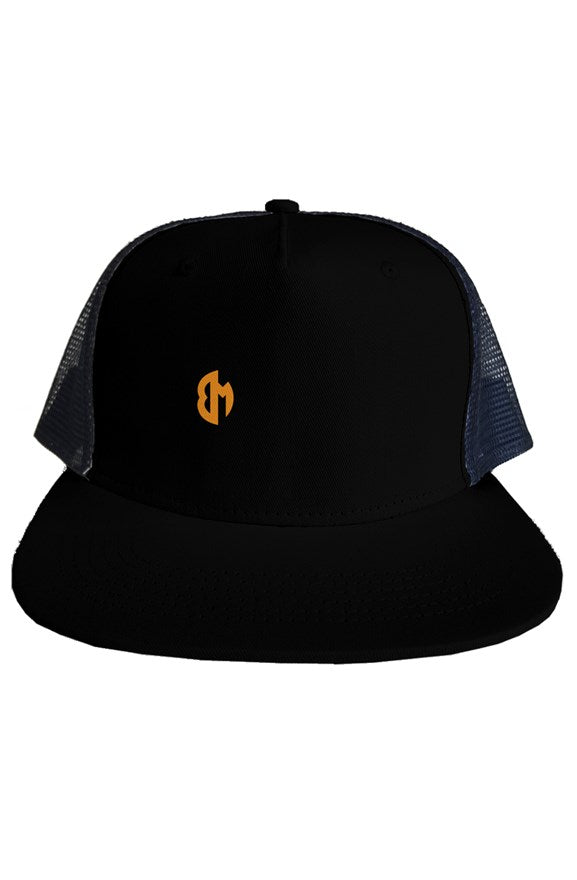 trucker black mesh hat