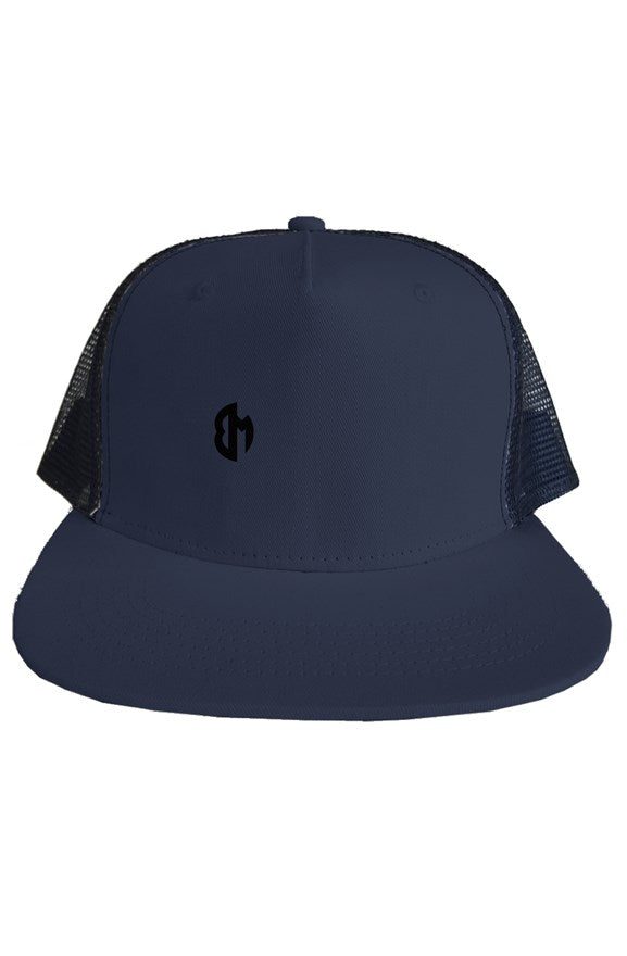 trucker navy mesh hat