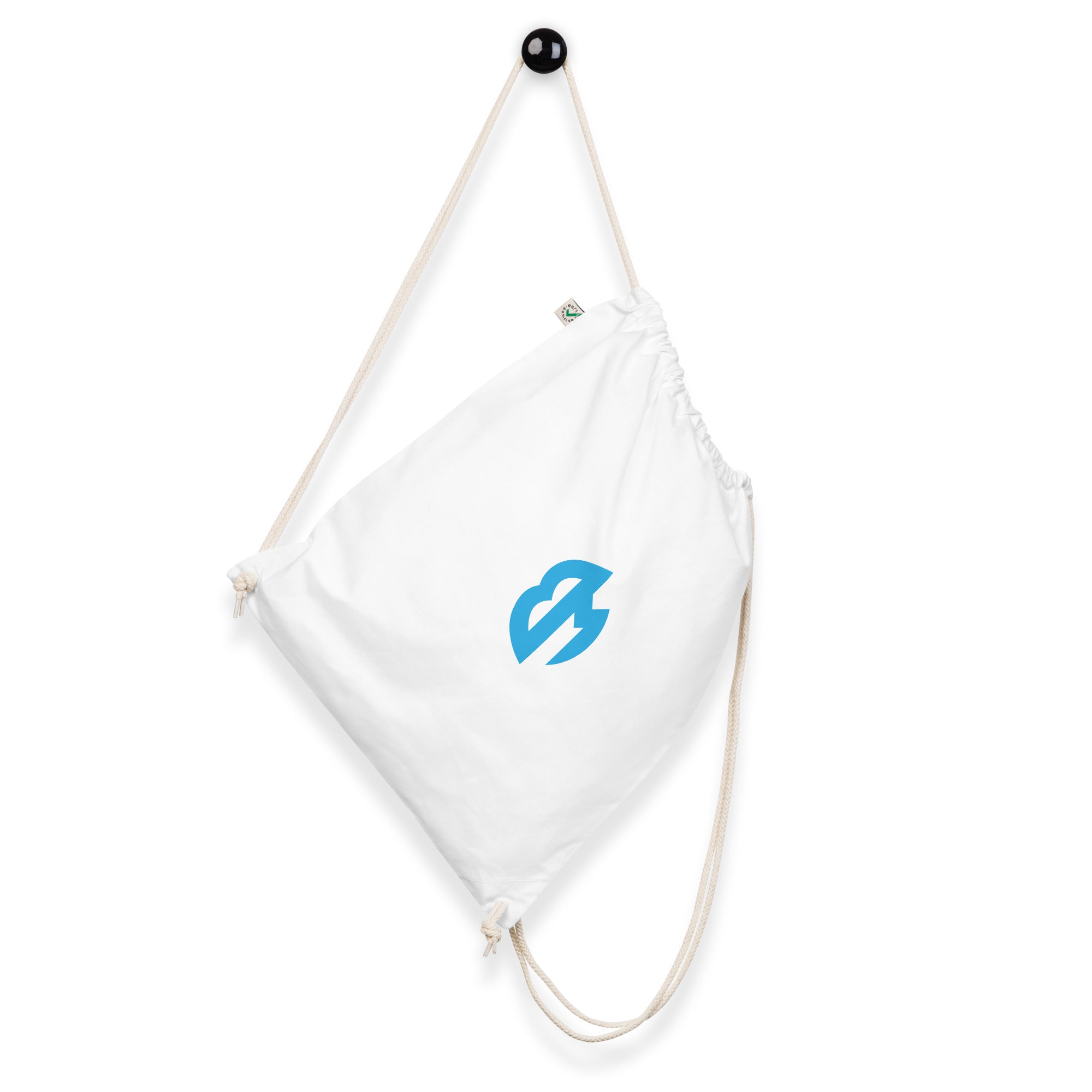 Organic cotton drawstring bag