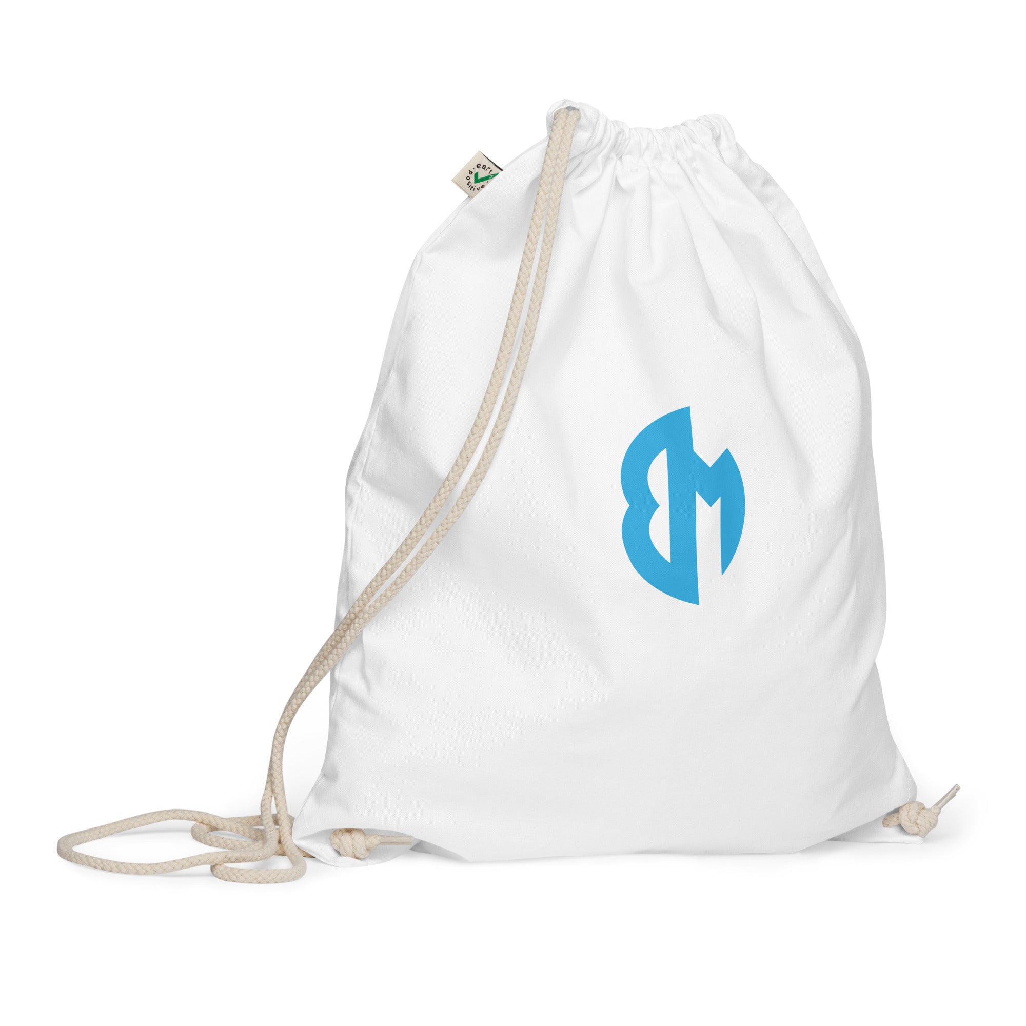 Organic cotton drawstring bag