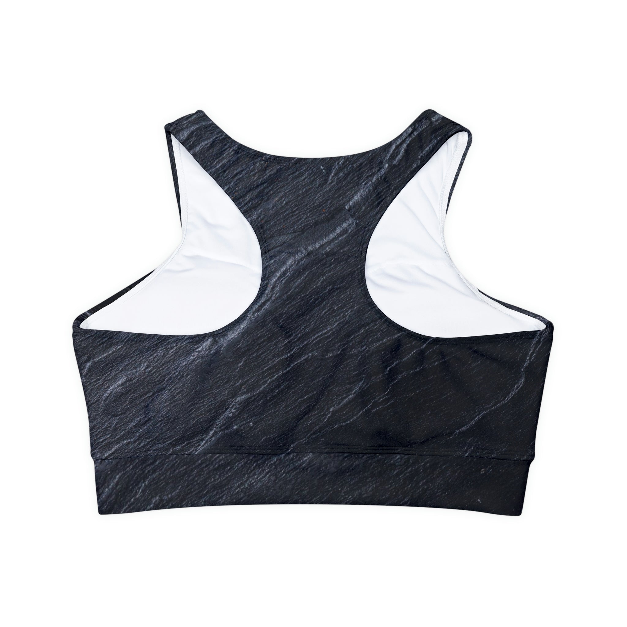 Fully Lined, Padded Sports Bra (AOP)